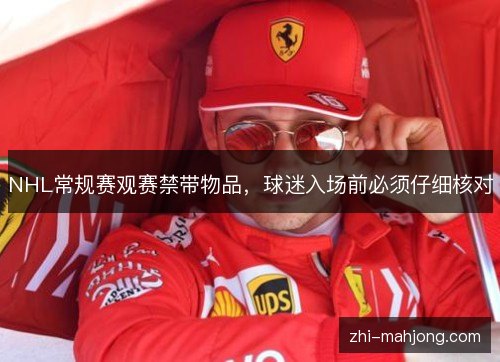 NHL常规赛观赛禁带物品，球迷入场前必须仔细核对